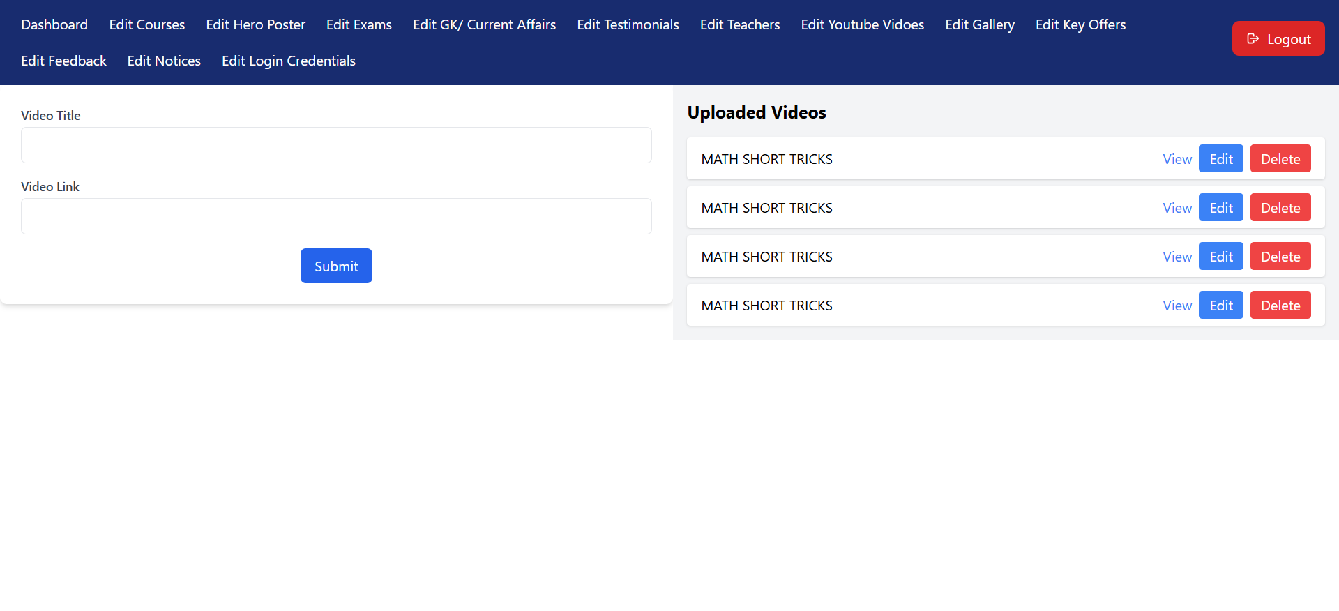 EduTouch admin platform image 6